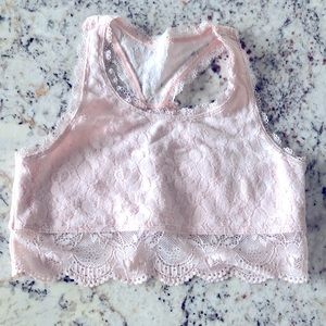 Abercrombie Kids girl’s lace racerback bralette